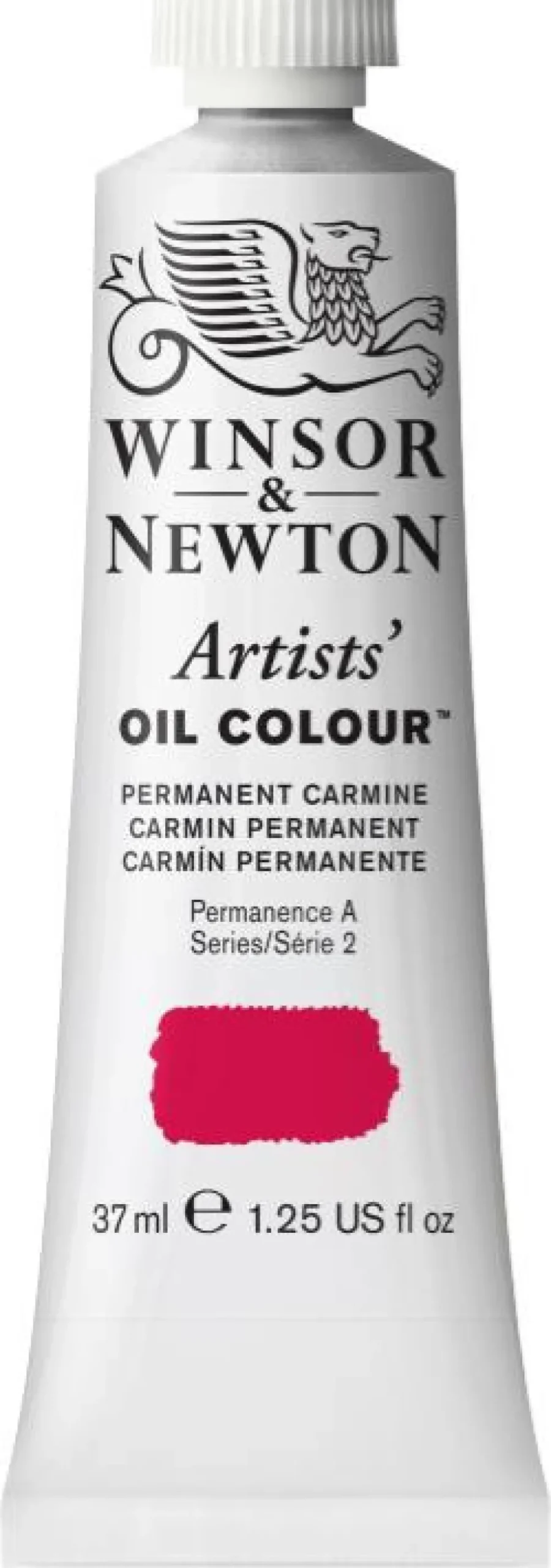 Farba olejna Artists' Oil Colour - Winsor & Newton - Permanent Carmine, 37 ml