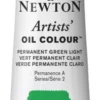 Farba olejna Artists' Oil Colour - Winsor & Newton - Permanent Green Light, 37 ml