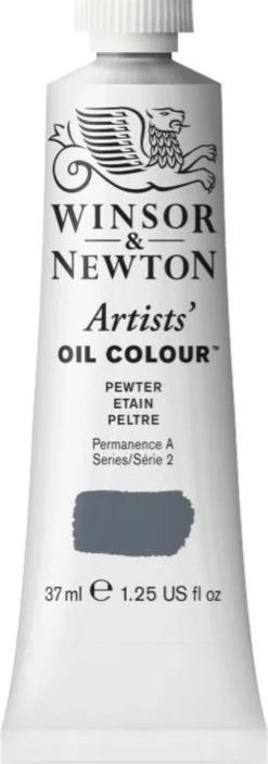 Farba olejna Artists' Oil Colour - Winsor & Newton - Pewter, 37 ml
