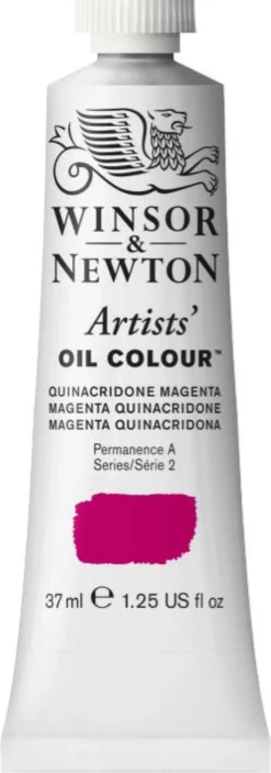 Farba olejna Artists' Oil Colour - Winsor & Newton - Quinacridone Magenta, 37 ml