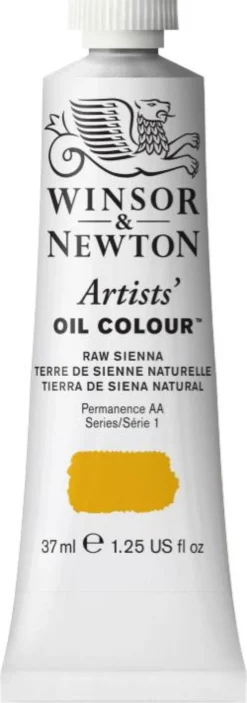 Farba olejna Artists' Oil Colour - Winsor & Newton - Raw Sienna, 37 ml