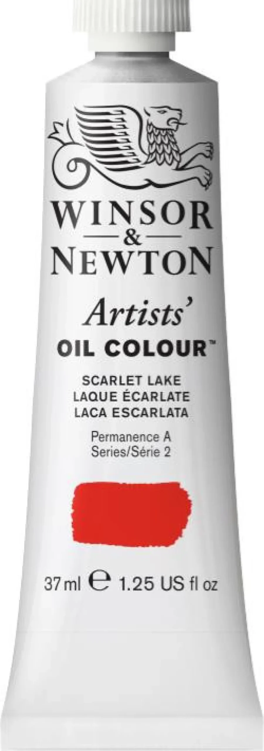 Farba olejna Artists' Oil Colour - Winsor & Newton - Scarlet Lake, 37 ml
