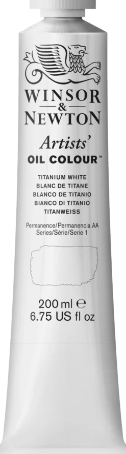 Farba olejna Artists' Oil Colour - Winsor & Newton - Titanium White 200 ml