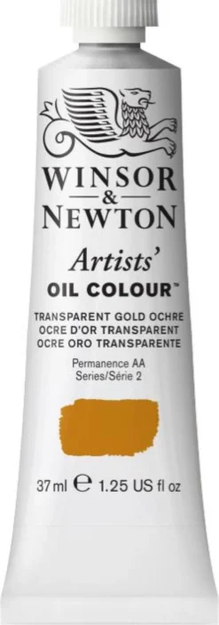 Farba olejna Artists' Oil Colour - Winsor & Newton - Transparent Gold Ochre, 37 ml