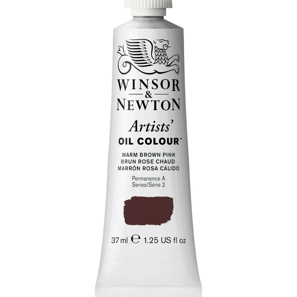 Farba olejna Artists' Oil Colour - Winsor & Newton - Warm Brown Pink, 37 ml