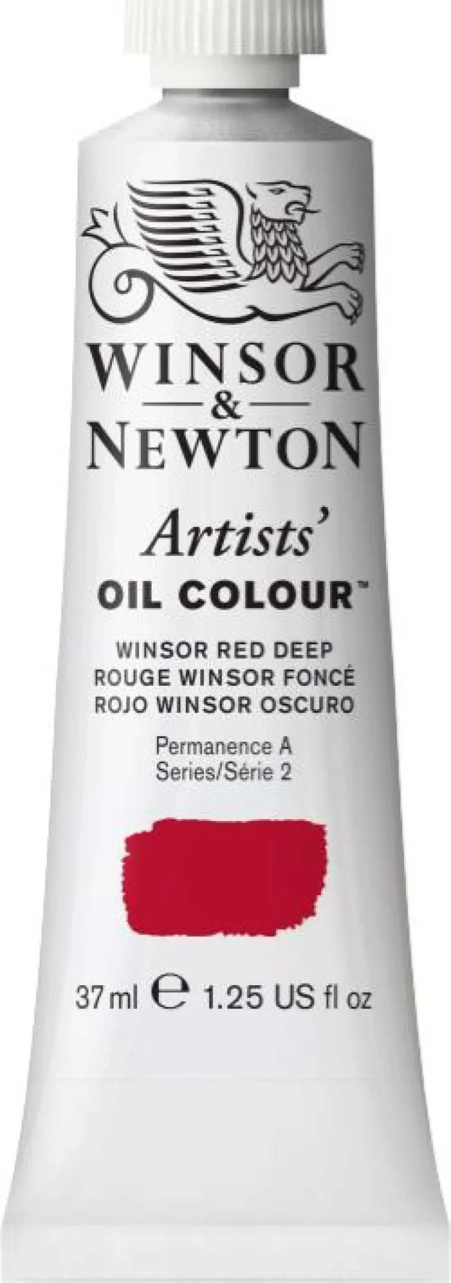 Farba olejna Artists' Oil Colour - Winsor & Newton - Winsor Red Deep, 37 ml