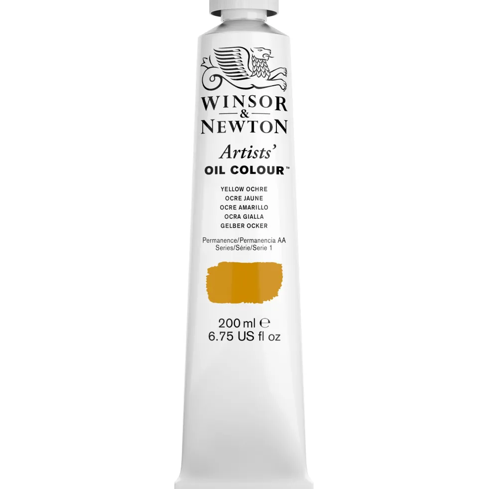 Farba olejna Artists' Oil Colour - Winsor & Newton - Yellow Ochre 200 ml