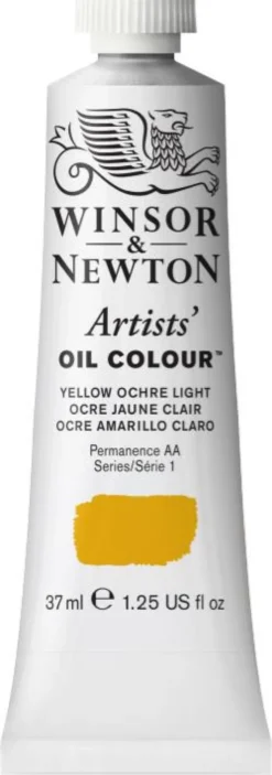 Farba olejna Artists' Oil Colour - Winsor & Newton - Yellow Ochre Light, 37 ml