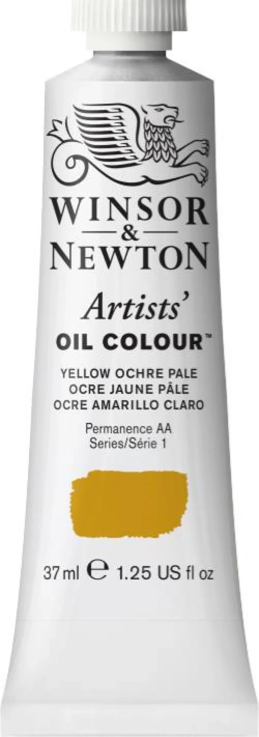 Farba olejna Artists' Oil Colour - Winsor & Newton - Yellow Ochre Pale, 37 ml