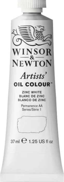 Farba olejna Artists' Oil Colour - Winsor & Newton - Zinc White, 37 ml