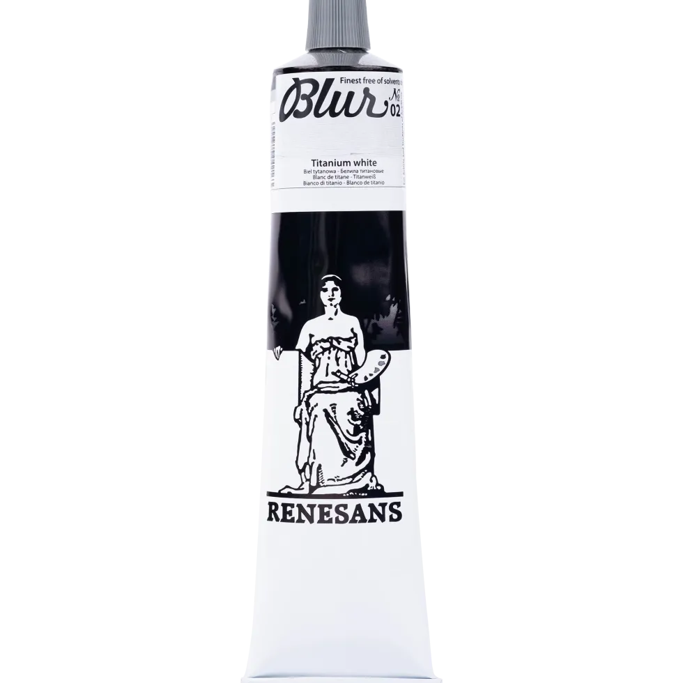 Farba olejna Blur - Renesans - 02, titanium white, 200 ml