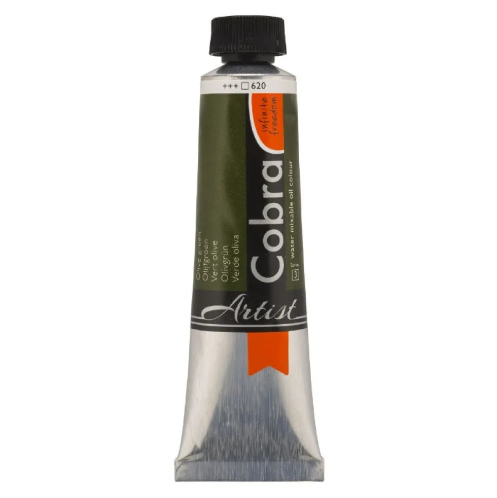 Farba olejna Cobra Artist - Cobra - 620, Olive Green, 40 ml