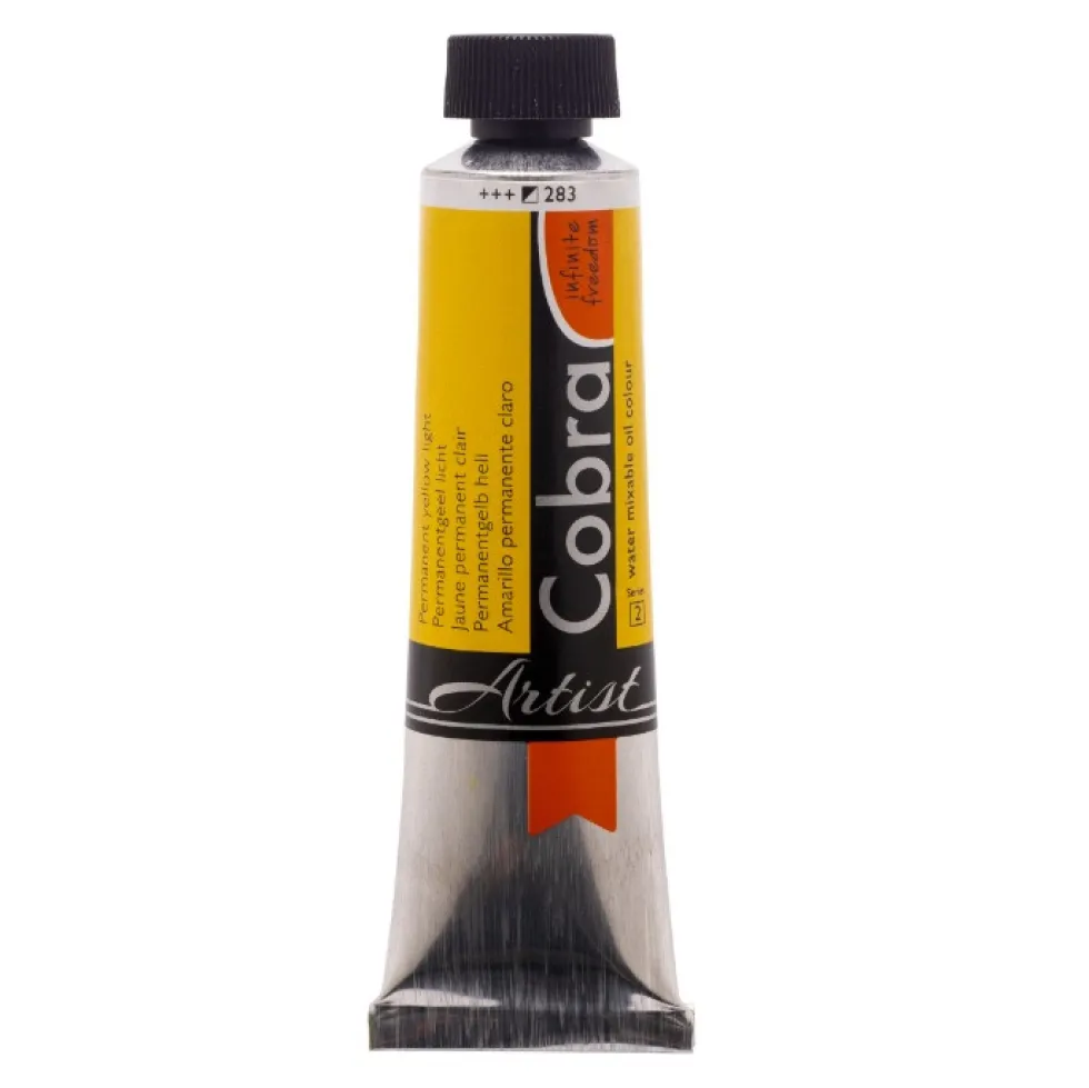 Farba olejna Cobra Artist - Cobra - 283, Permanent Yellow Light, 40 ml