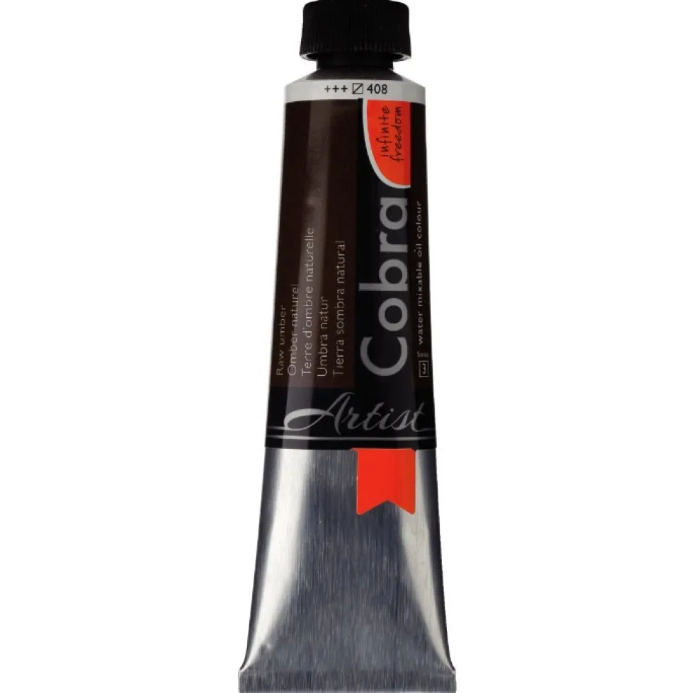 Farba olejna Cobra Artist - Cobra - 408, Raw Umber, 40 ml