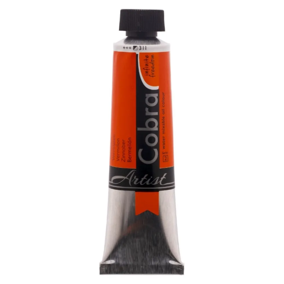 Farba olejna Cobra Artist - Cobra - 311, Vermilion, 40 ml