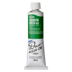 Farba olejna Duo Aqua Oil - Holbein - 247, Cadmium Green Deep Hue, 40 ml