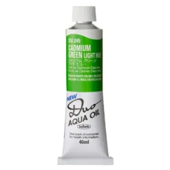 Farba olejna Duo Aqua Oil - Holbein - 245, Cadmium Green Light Hue, 40 ml
