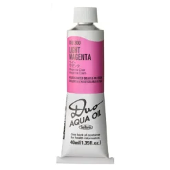 Farba olejna Duo Aqua Oil - Holbein - 300, Light Magenta, 40 ml