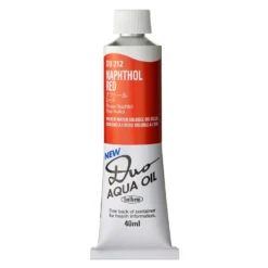 Farba olejna Duo Aqua Oil - Holbein - 212, Naphthol Red, 40 ml