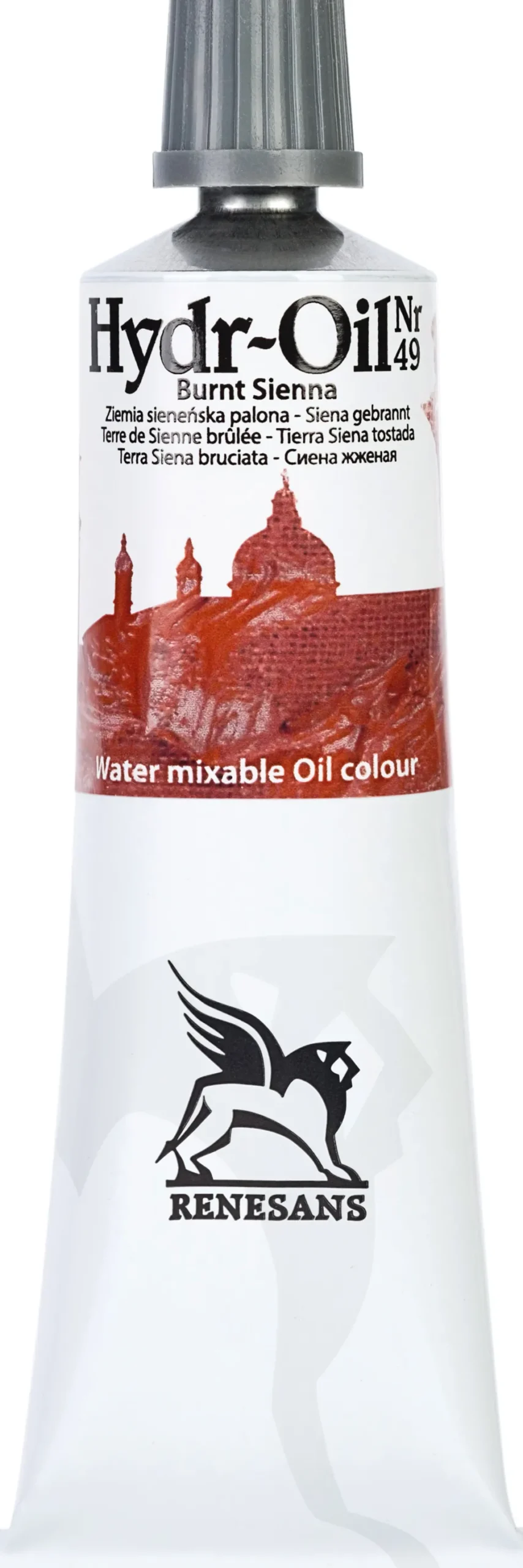 Farba olejna Hydr-Oil - Renesans - 49, burnt sienna, 60 ml