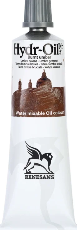 Farba olejna Hydr-Oil - Renesans - 51, burnt umber, 60 ml