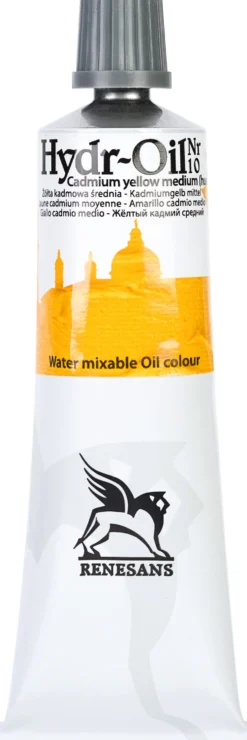 Farba olejna Hydr-Oil - Renesans - 10, cadmium yellow medium hue, 60 ml