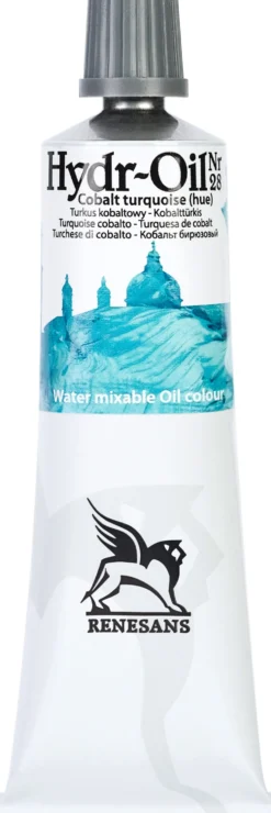 Farba olejna Hydr-Oil - Renesans - 28, cobalt turquoise hue, 60 ml