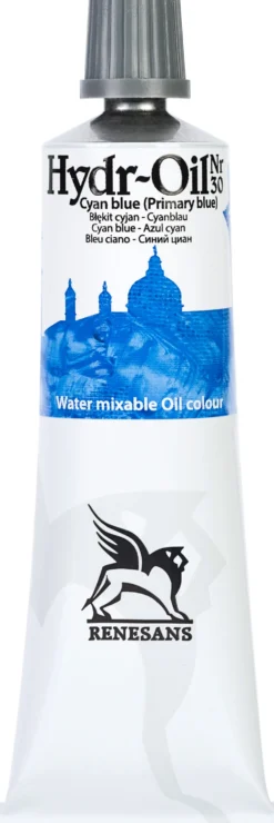 Farba olejna Hydr-Oil - Renesans - 30, cyan blue, 60 ml