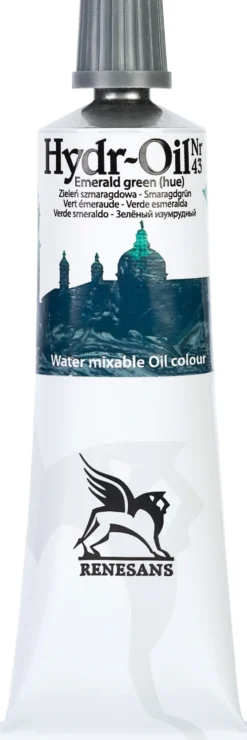 Farba olejna Hydr-Oil - Renesans - 43, emerald green, 60 ml