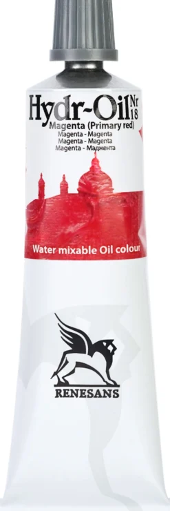 Farba olejna Hydr-Oil - Renesans - 18, magenta primary red, 60 ml