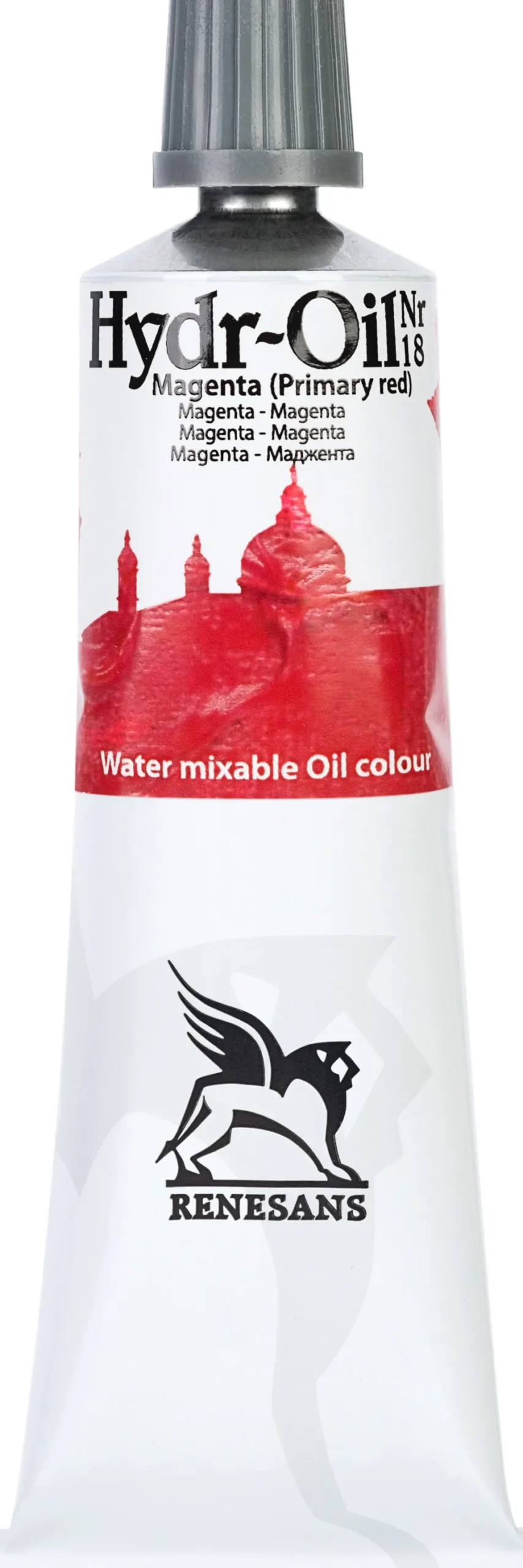Farba olejna Hydr-Oil - Renesans - 18, magenta primary red, 60 ml
