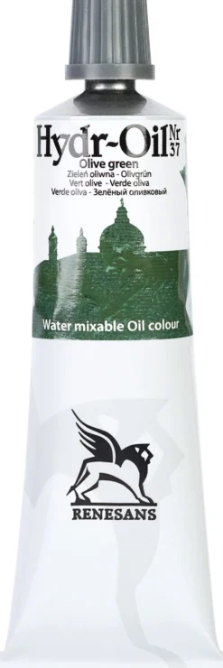 Farba olejna Hydr-Oil - Renesans - 37, olive green, 60 ml