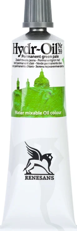Farba olejna Hydr-Oil - Renesans - 39, permanent green pale, 60 ml