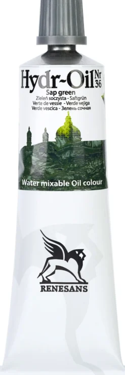 Farba olejna Hydr-Oil - Renesans - 36, sap green, 60 ml