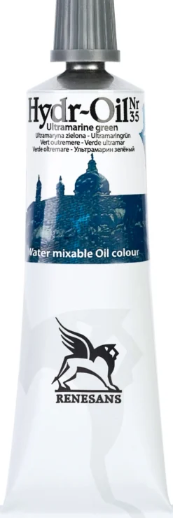 Farba olejna Hydr-Oil - Renesans - 35, ultramarine green, 60 ml