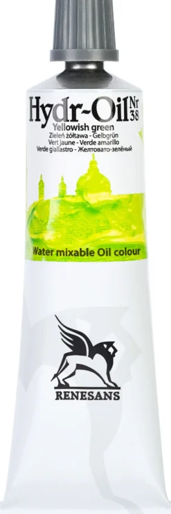 Farba olejna Hydr-Oil - Renesans - 38, yellowish green, 60 ml