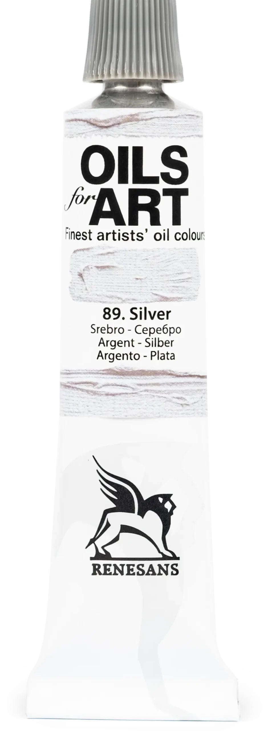 Farba olejna metaliczna Olej for Art - Renesans - 89, srebro, 20 ml