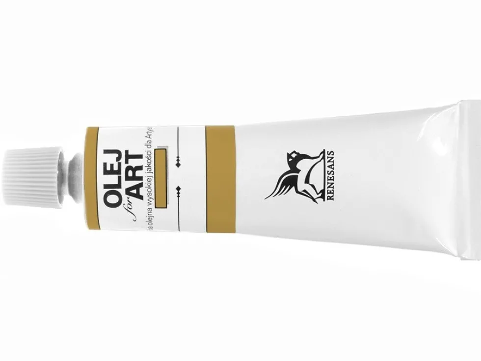 Farba olejna metaliczna Olej for Art - Renesans - 90, złoto, 60 ml