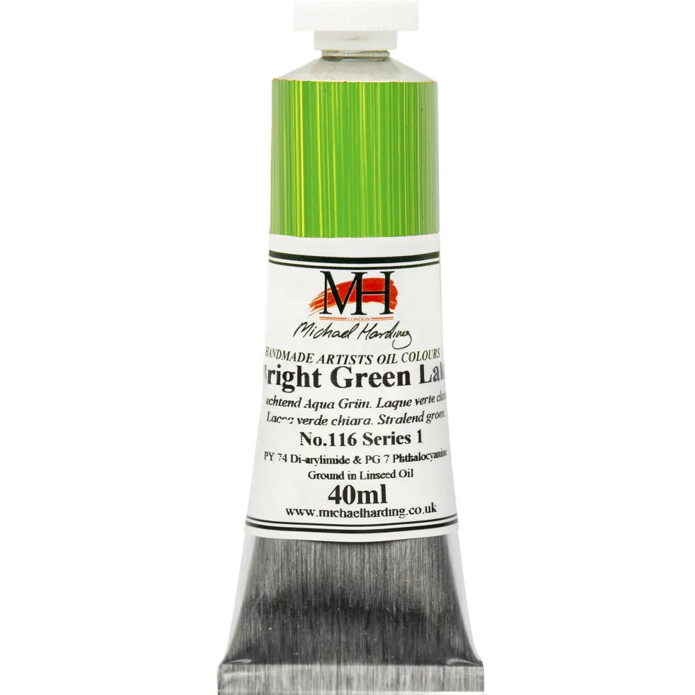 Farba olejna - Michael Harding - 116, Bright Green Lake, 40 ml