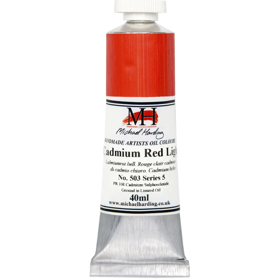 Farba olejna - Michael Harding - 503, Cadmium Red Light, 40 ml