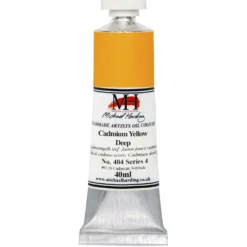 Farba olejna - Michael Harding - 404, Cadmium Yellow Deep, 40 ml