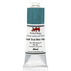 Farba olejna - Michael Harding - 516, Cobalt Teal Blue Shade, 40 ml