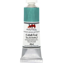 Farba olejna - Michael Harding - 513, Cobalt Teal, 40 ml