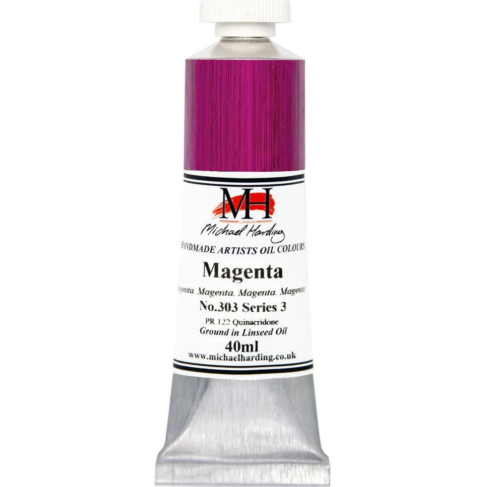 Farba olejna - Michael Harding - 303, Magenta, 40 ml