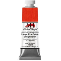Farba olejna - Michael Harding - 234, Orange Benzimidazolone, 40 ml