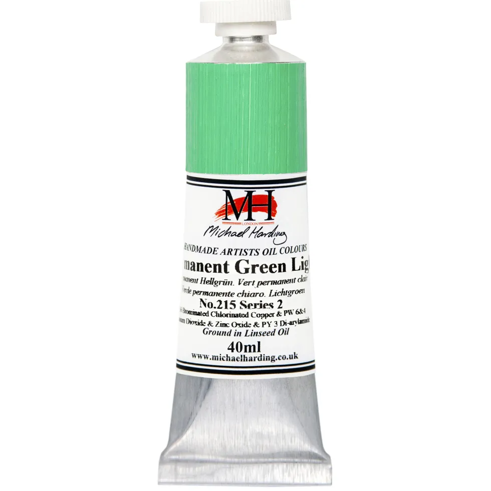 Farba olejna - Michael Harding - 215, Permanent Green Light, 40 ml