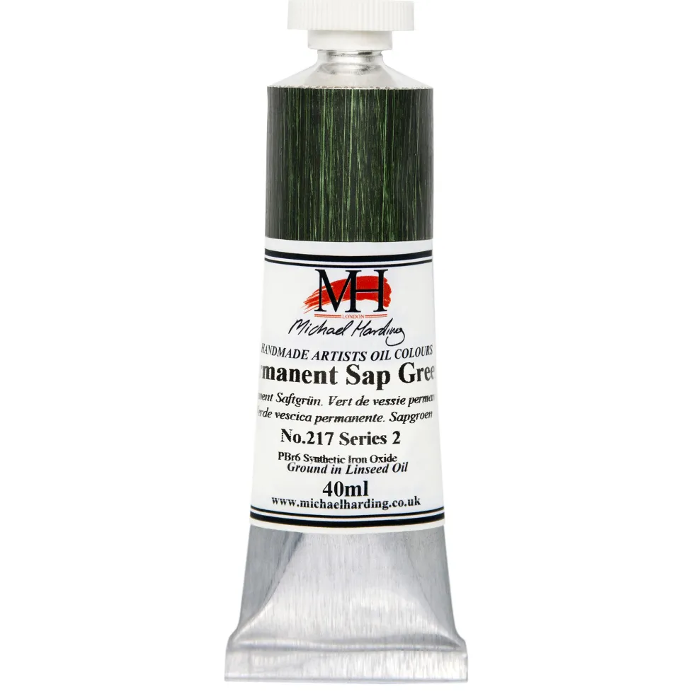 Farba olejna - Michael Harding - 217, Permanent Sap Green, 40 ml