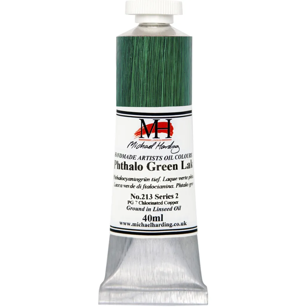 Farba olejna - Michael Harding - 213, Phthalo Green Lake, 40 ml