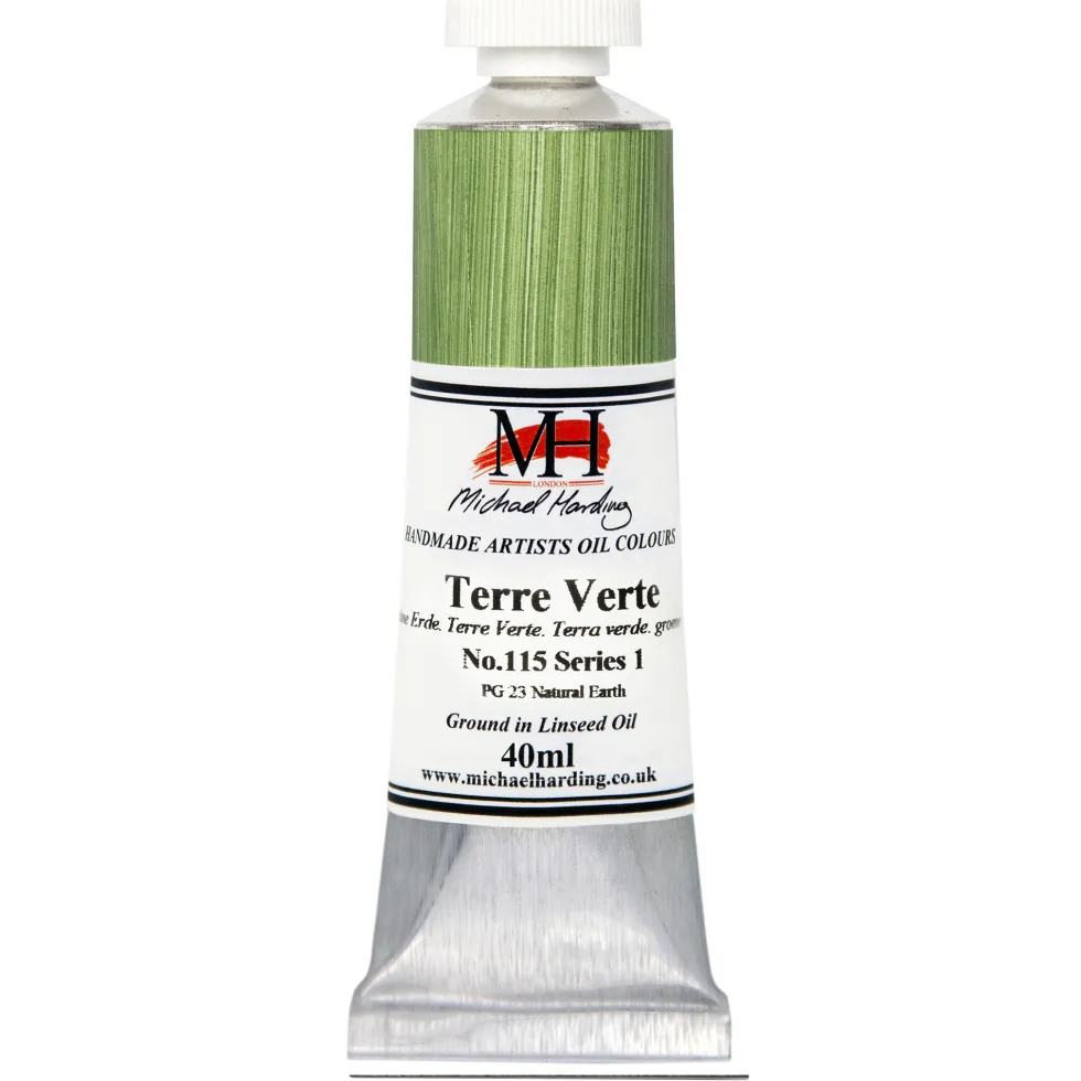 Farba olejna - Michael Harding - 115, Terre Verte, 40 ml