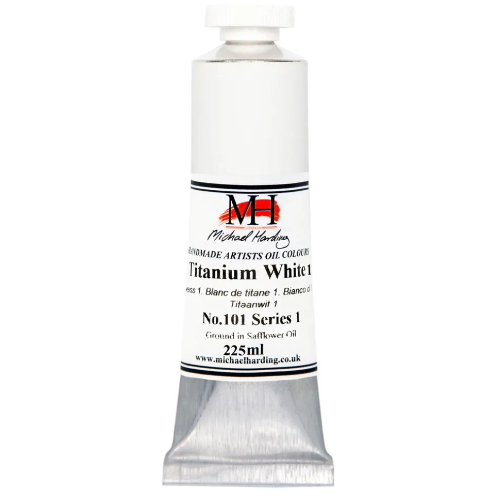 Farba olejna - Michael Harding - 101 Titanium White 225 ml